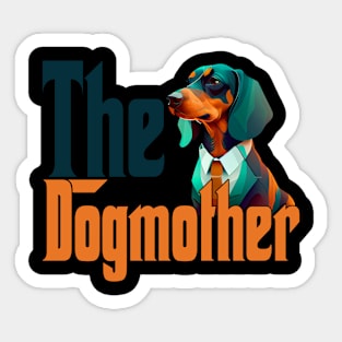 Dachshund Dog Mom Dogmother Dogs Mommy Rottie Sticker